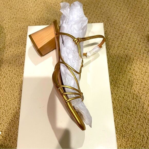 joie Malta brass strappy sandal - Picture 7 of 7